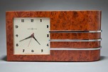 Gilbert Rohde Burlwood Clock Great American Art Deco Design