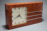 Gilbert Rohde Burlwood Clock Great American Art Deco Design