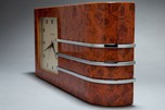 Gilbert Rohde Burlwood Clock Great American Art Deco Design