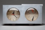 Gilbert Rohde Table Clock 6381 for Herman Miller American Art Deco Design