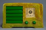 Catalin Emerson AX-235 Radio ”Little Miracle” in Incredible Green Swirl