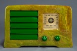 Catalin Emerson AX-235 Radio &rdquo;Little Miracle&rdquo; in Incredible Green Swirl