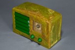 Catalin Emerson AX-235 Radio ”Little Miracle” in Incredible Green Swirl