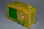Catalin Emerson AX-235 Radio &rdquo;Little Miracle&rdquo; in Incredible Green Swirl