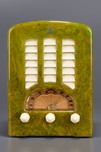 Highly Marbleized Green Emerson BT-245 &rsquo;Tombstone&rsquo; Catalin Radio