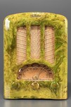 Striking Swirled Green Emerson AU-190 Catalin Tombstone Radio