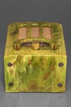 Striking Swirled Green Emerson AU-190 Catalin Tombstone Radio