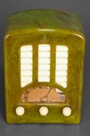 Highly Marbleized Green Emerson BT-245 ’Tombstone’ Catalin Radio