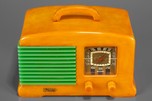 FADA L-56 Catalin Radio in Butterscotch + Bright Green - Stunning