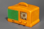 FADA L-56 Catalin Radio in Butterscotch + Bright Green - Stunning