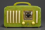 Marbled Green Emerson EP-375 &rsquo;5+1&rsquo; Catalin Radio with Handle