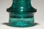 Beautiful Blue Colored Hemingray CD257 &rdquo;Mickey Mouse Ears&rdquo; Glass Insulator