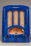 Emerson AU-190 Catalin ’Tombstone’ Radio - Lapis Lazuli