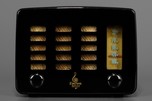 Jet Black Emerson 564 Slot Grill Radio - Striking