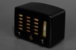 Jet Black Emerson 564 Slot Grill Radio - Striking