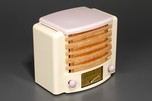 Kadette &rsquo;Classic&rsquo; Radio Model K-13 in Ivory and Lavender Plaskon - Rare