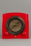 Kadette ’Clockette’ K27 Catalin Radio in Bright Red