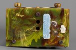 Kadette ’Clockette’ K25 Catalin Radio in Highly Marbleized Green