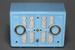 Kadette H Radio Blue Plaskon ’Gothic’ Model - Rare