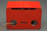 Art Deco Plaskon Kadette ”Jewel” Radio in Chinese Red