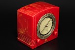 Kadette ’Clockette’ K27 Catalin Radio in Bright Marbleized Red