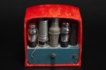Kadette ’Clockette’ K27 Catalin Radio in Bright Marbleized Red