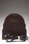 Catalin Art Deco Lackner &rdquo;Neon-Glo&rdquo; Clock DULCY Marbleized Brown