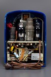 Lapis Lazuli Blue Emerson BT-245 Catalin &rsquo;Tombstone&rsquo; Radio