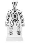 Machine Age Polished Aluminum Robot Sculpture