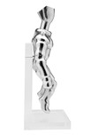 Machine Age Polished Aluminum Robot Sculpture