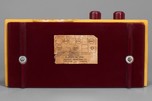 Addison 2 ’Waterfall’ Catalin Art Deco Radio in Merlot + Butterscotch