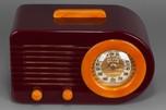 FADA ’Bullet’ Model 1000 Catalin Radio - Merlot + Butterscotch
