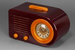 FADA ’Bullet’ Model 1000 Catalin Radio - Merlot + Butterscotch