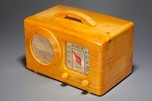 Motorola Radio 50XC Catalin ’Circle Grille’ in Marbleized Yellow