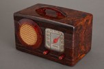 Art Deco Motorola 50XC Tortoise ”Circle-Grill” Catalin Radio