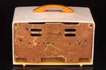 Motorola ’Circle Grille’ Radio 50XC Catalin in Oatmeal w/ Yellow Trim