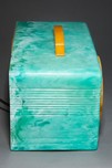 Motorola 50XC Catalin Radio Turquoise + Yellow ’Circle-Grill’