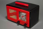 Motorola 51x15 ’S-Grill’ Catalin Radio - Red + Black Art Deco Beauty