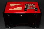 Motorola Catalin Radio 51x15 &rsquo;S-Grill&rsquo; Red + Black Art Deco Beauty
