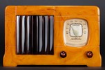 Catalin Motorola 52 ’Vertical Grill’ Radio - Marbleized Sand + Tortoise