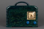 Namco 601 Catalin Radio in Marbleized Blue - Stunning Rarity