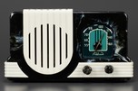 Addison 2 Waterfall Bakelite Radio in Swirled Navy Blue + Ivory