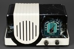 Addison 2 Waterfall Bakelite Radio in Swirled Navy Blue + Ivory