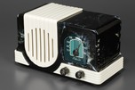 Addison 2 Waterfall Bakelite Radio in Swirled Navy Blue + Ivory