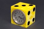Catalin Bakelite New Haven &rdquo;Dice&rdquo; Clock - Incredibly Bright