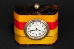 Multi-Color New Haven Laminated Catalin Bakelite Clock