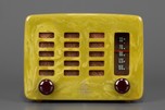 Onyx Green Emerson 564 &rsquo;Slot-Grill&rsquo; Catalin Radio