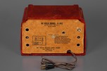 Oxblood Red with Yellow Insert Grille DeWald A-502 &rsquo;Step-Top&rsquo; Catalin Radio