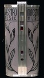 Pantages ”Maestro Music” Art Deco Remote Wired Music Speaker Selector