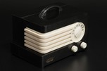 Deco Philco TP-20 Radio in Ebony with Ivory Trim